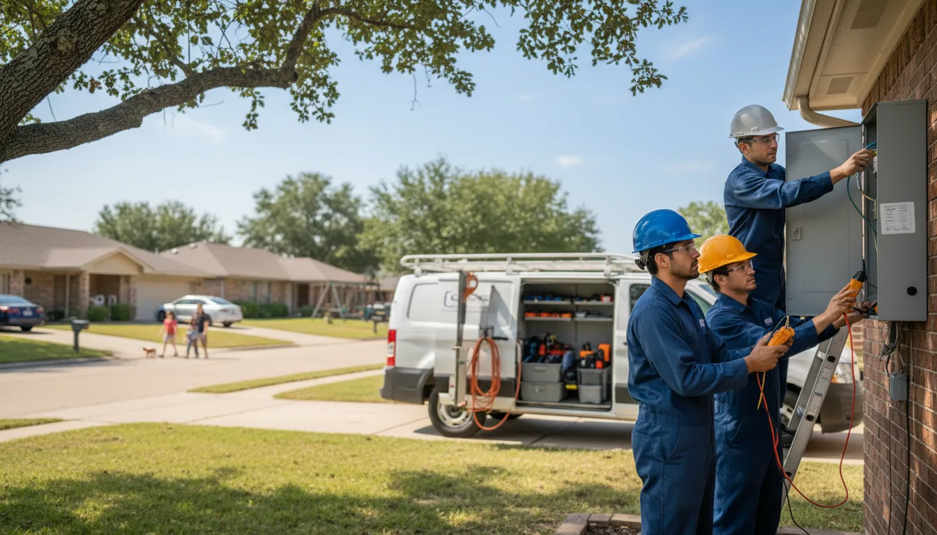 Certified electrician providing emergency electrical services in Newcomb, MD